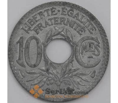 Франция монета 10 сантимов 1941 КМ895 AU арт. 43333