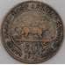 Британская Восточная Африка монета 50 центов 1921 КМ20 F арт. 45827
