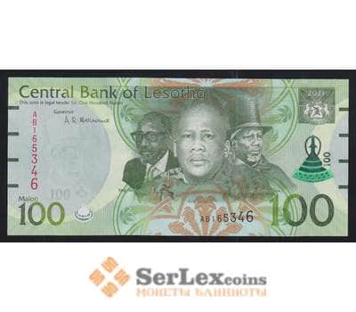 Лесото 100 малоти 2021 РW29 UNC арт. 55788