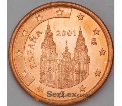 Монета Испания 5 евроцентов 2001 BU арт. 28523