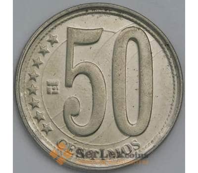 Монета Венесуэла 50 сентимо 2009 Y92 AU арт. 38788