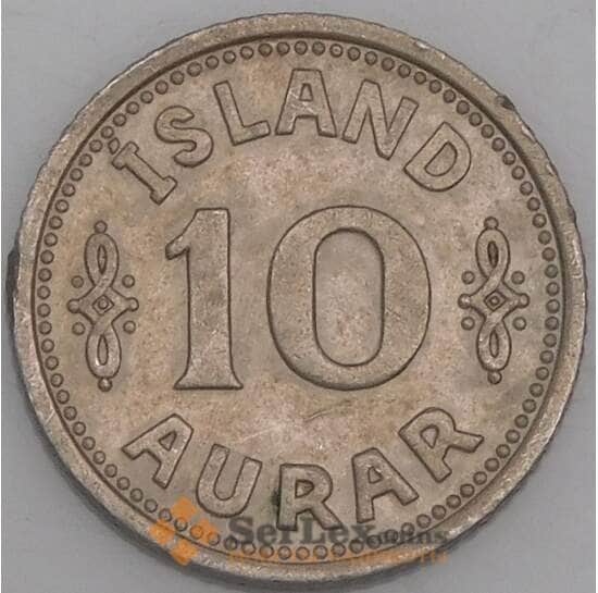Исландия монета 10 эйре 1940 КМ1.2 XF арт. 6497