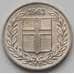 Монета Исландия 25 эйре 1946-1967 КМ11 XF арт. 6494