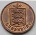 Монета Гернси 1 дубль 1889 КМ10 AU арт. 6565
