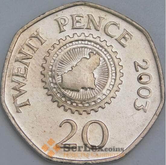 Гернси 20 пенсов 2003 КМ90 XF арт. 56687 Гернси 20 пенсов 2003 КМ90 XF арт. 56687