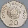 Гернси 20 пенсов 2003 КМ90 XF арт. 56687