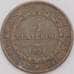 Италия Сардиния монета 5 чентезимо 1826 КМ127 VF арт. 43195
