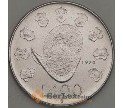 Монета Сан-Марино 100 лир 1979 UNC (n17.19) арт. 21367