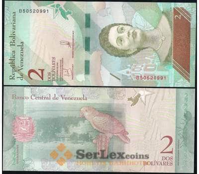 Банкнота Венесуэла 2 боливара 2018 Р101 UNC арт. 13202