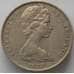 Монета Новая Зеландия 20 центов 1977 КМ36 XF (J05.19) арт. 17246