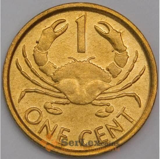 Сейшельские острова монета 1 цент 2004 КМ46 UNC арт. 42192