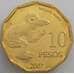 Остров Пасхи 10 песо 2007 UNC (J05.19) арт. 16933