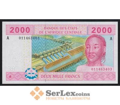Габон 2000 франков 2002 Р408Аа UNC арт. 52333