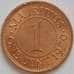 Монета Маврикий 1 цент 1970 КМ31 aUNC (J05.19) арт. 17719