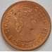Монета Маврикий 1 цент 1970 КМ31 aUNC (J05.19) арт. 17719