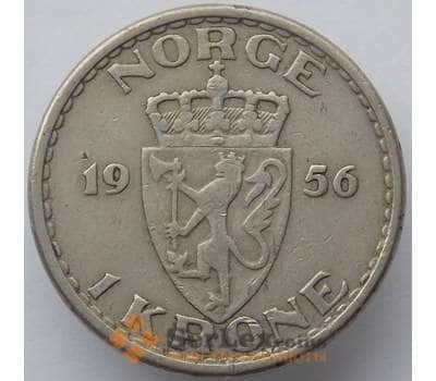 Монета Норвегия 1 крона 1956 КМ397 VF (J05.19) арт. 15578