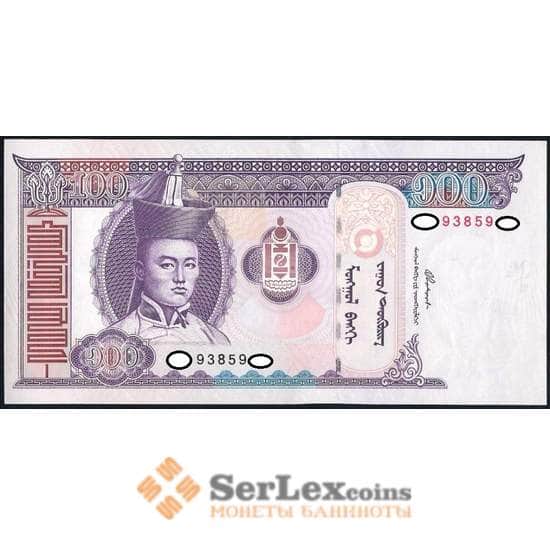 Монголия банкнота 100 тугриков 2000 Р65а UNC арт. 38000