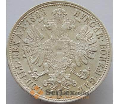Монета Австрия 1 флорин 1888 КМ2222 XF арт. 8897