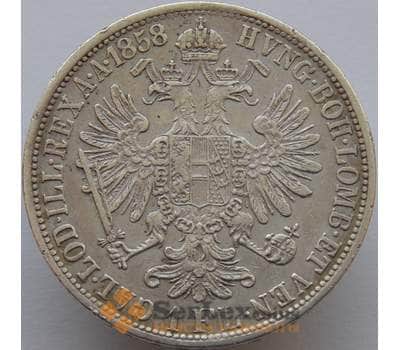 Монета Австрия 1 флорин 1858 А КМ2219 VF арт. 8898
