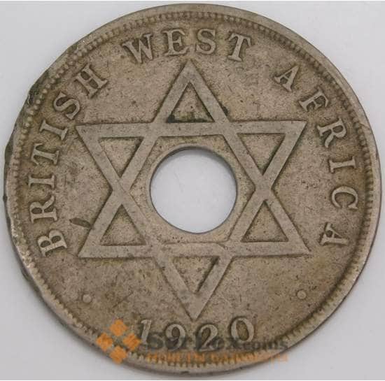 Британская Западная Африка 1 пенни 1920 КМ9 F арт. 45862