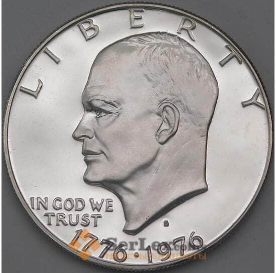 США 1 доллар 1976 S КМ206а Proof Колокол  арт. 26127