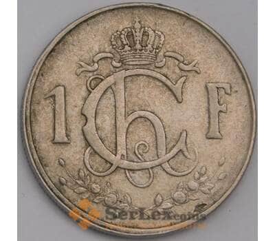Монета Люксембург 1 франк 1960 КМ46.2 XF  арт. 39248