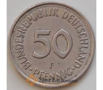 Монета Германия 50 пфеннигов 1980 F КМ109 VF арт. 14420