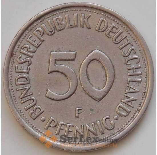 Германия 50 пфеннигов 1980 F КМ109 VF арт. 14420