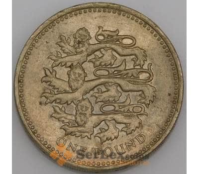 Монета Великобритания 1 фунт 2002 КМ1030 VF арт. 14054