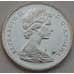 Монета Канада 50 центов 1966 КМ63 BU дефекты Серебро арт. 8770