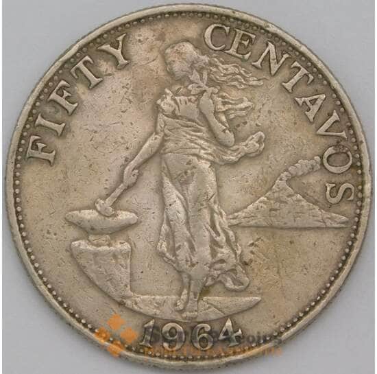 Филиппины 25 сентаво 1964 КМ189 VF арт. 22768