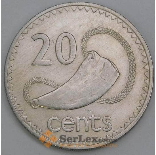 Фиджи 20 центов 1969 КМ31 VF арт. 56105 Фиджи 20 центов 1969 КМ31 VF арт. 56105
