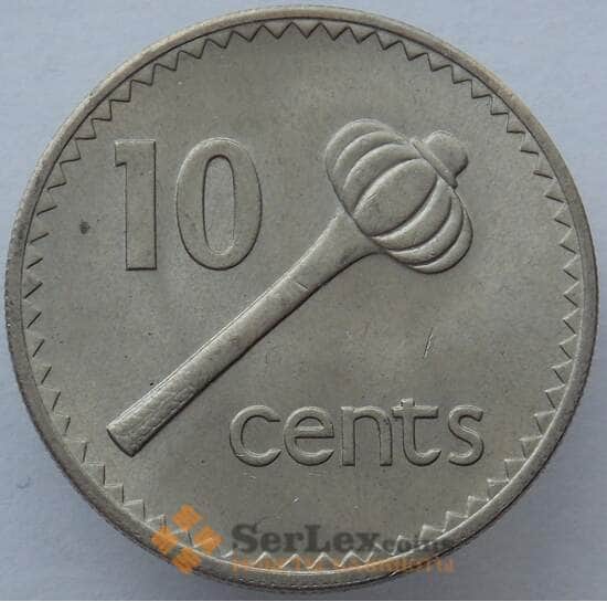 Фиджи 10 центов 1969 КМ30 aUNC (J05.19) арт. 15536