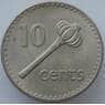 Фиджи 10 центов 1969 КМ30 aUNC (J05.19) арт. 15536