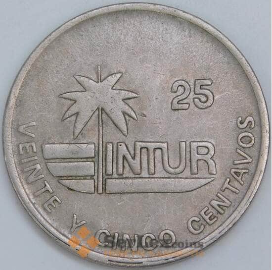 Куба 25 сентаво 1989 КМ418.2 XF арт. 57709 Куба 25 сентаво 1989 КМ418.2 XF арт. 57709