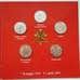 Монета Ватикан набор 1 лира 2005 Иоанн Павел II AU буклет (ЗСГ) арт. 8470