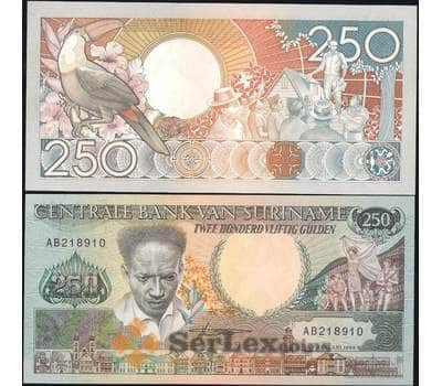 Банкнота Суринам 250 гульденов 1988 Р134 UNC арт. 8093