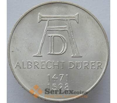Монета Германия 5 марок 1971 КМ129 BU Серебро Альбрехт Дюрер (J05.19) арт. 15951