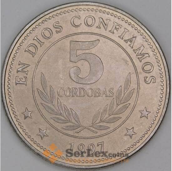 Никарагуа 5 кордоба 1997 КМ90 UNC арт. 54163
