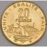 Джибути 20 франков 1999 КМ24 UNC  арт. 15471