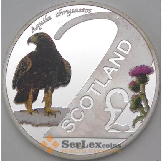 Шотландия 2 фунта 2016 Prooflike Золотой Орел UNUSUAL арт. 28276