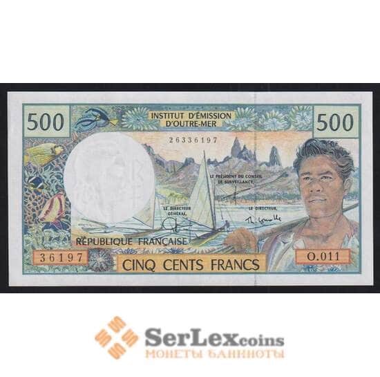 Французские Тихоокеанские Территории 500 франков ND 1990-2012 Р1е UNC арт. 52074