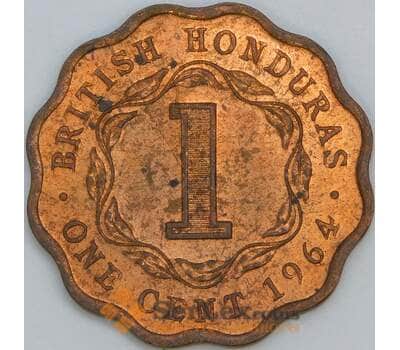 Гондурас Британский 1 цент 1964 КМ30 aUNC арт. 57192