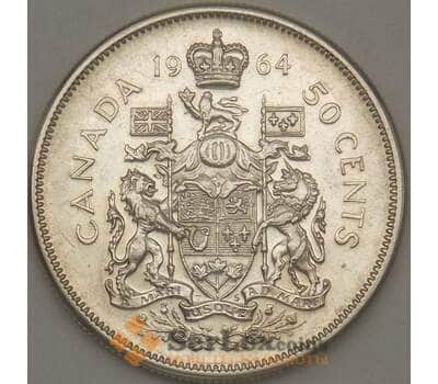 Монета Канада 50 центов 1964 UNC арт. 21705