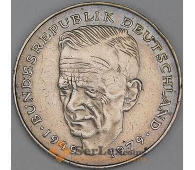Германия 2 марки 1990 D КМ149 VF Курт Шумахер арт. 54938