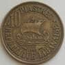 Ливан монета 10 пиастров 1955 КМ23 XF Корабль арт. 14479