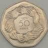 Великобритания 50 пенсов 1973 КМ918 UNC (n17.19) арт. 20033