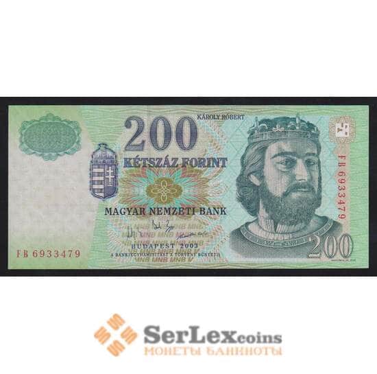 Венгрия 200 форинтов 2003 Р187с UNC арт. 54597