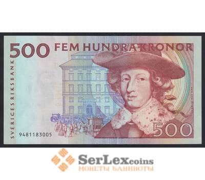 Швеция банкнота 500 крон 1999 Р59 XF арт. 41805