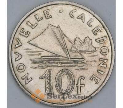 Новая Каледония 10 франков 2012 КМ11а XF Корабль арт. 56786